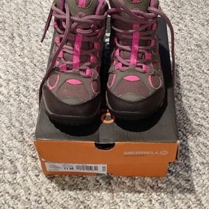 Merrell little girls hiking boots